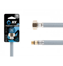Подводка гибкая, Nylon, иголка м10 короткая - гайка 1/2" 40 см AV Engineering